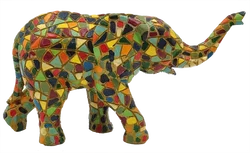 Mosaik Elefant - Gaudí‑Stil - Bild 3