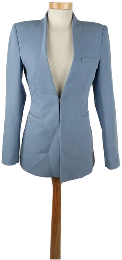 Zara Damen Long-Blazer in Blau Größe XS - Bild 3