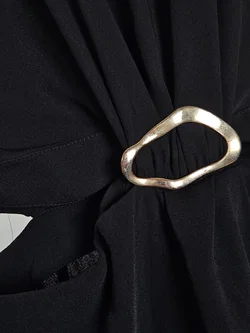 ZARA Damen Maxikleid, schwarz - Gr. XL / 42 - Bild 4