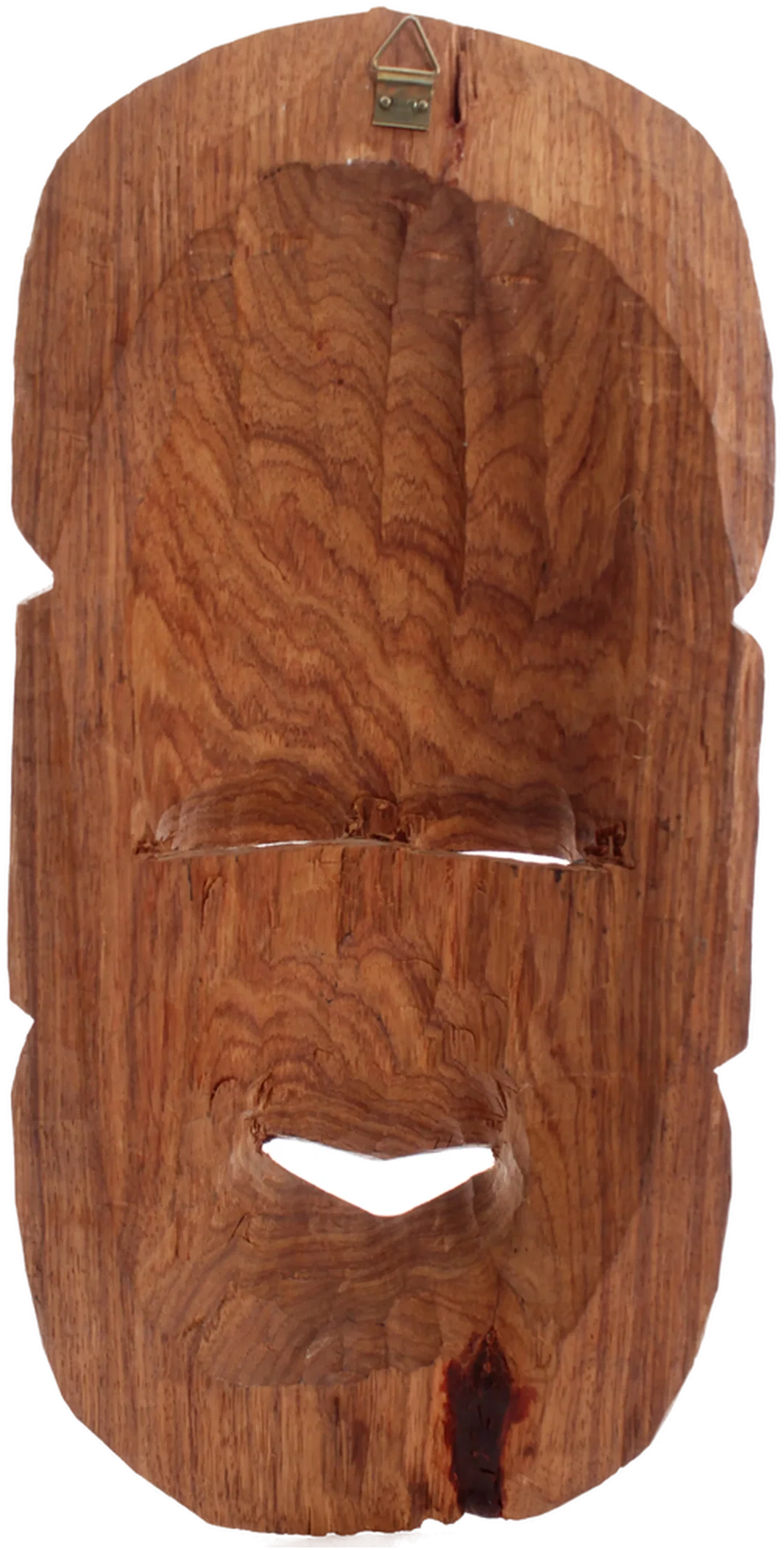 Afrikanische Holzmaske – handgeschnitzt – Wandmaske – ca. 34,5 cm – Bild 2