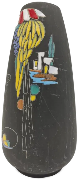 Keramik Vase / Hans Welling 50er-Jahre / Dekor 