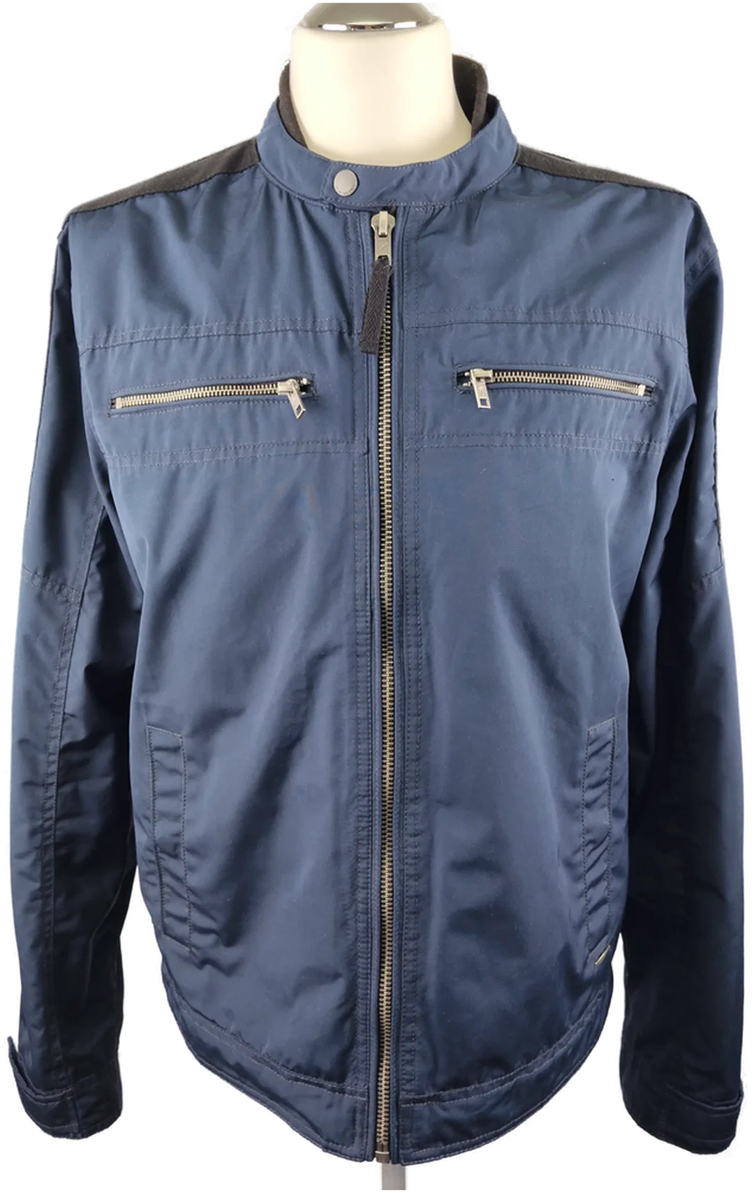 Petrol Herrenjacke Größe 54 in Blau | Herbstlicher Stil – Bild 1