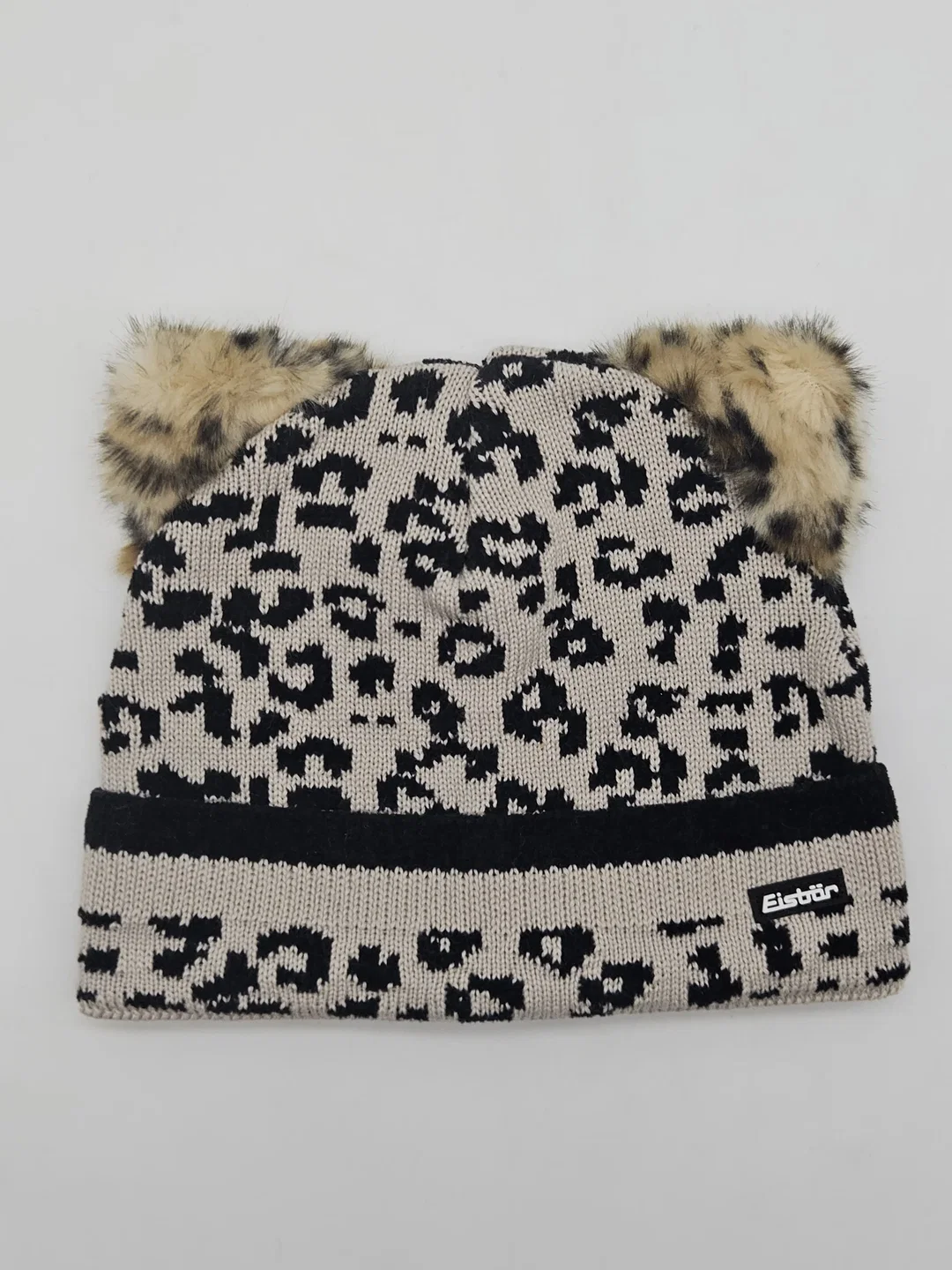 Eisbär Strickaube, beige/schwarz – Bild 1
