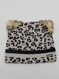 Eisbär Strickaube, beige/schwarz