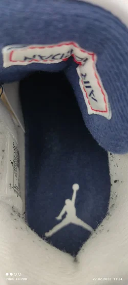 Air Jordan 4 Sneaker Sonstige White/Midnight Navy Gr.40 | Wie Neu - Bild 8