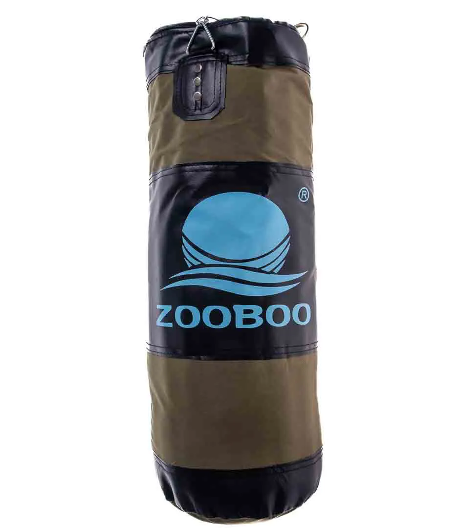 ZOOBOO Leerer Boxsack zum Selbstbefüllen in olivgrün-schwarz - Bild 4