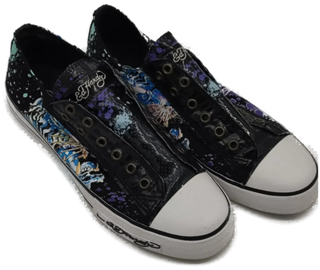 Ed Hardy Damen Sneaker, Größe 6 (39), Sehr guter Zustand – Bild 3