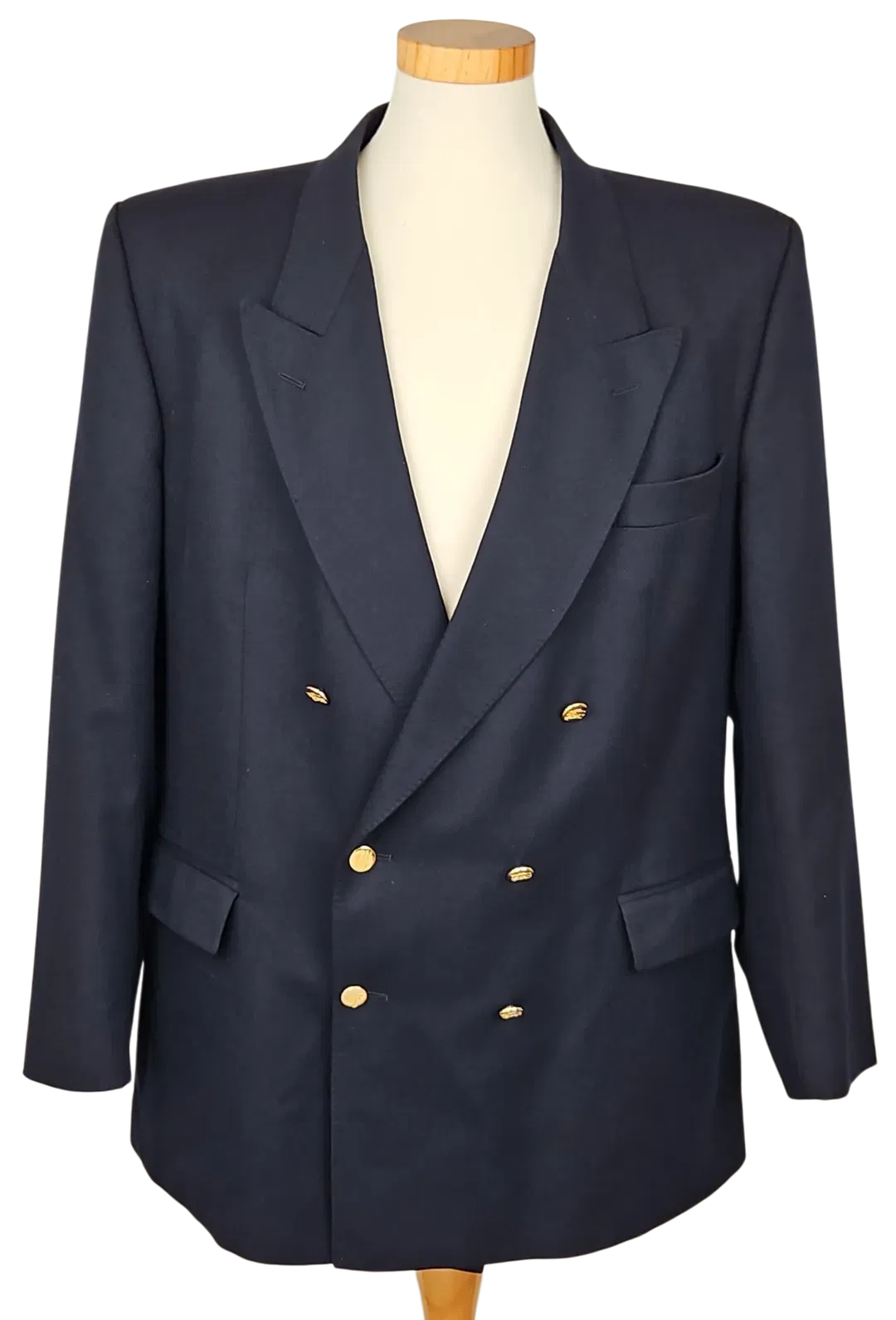 Burberry Herren Vintage Sakko, marine - Gr. XL  - Bild 4