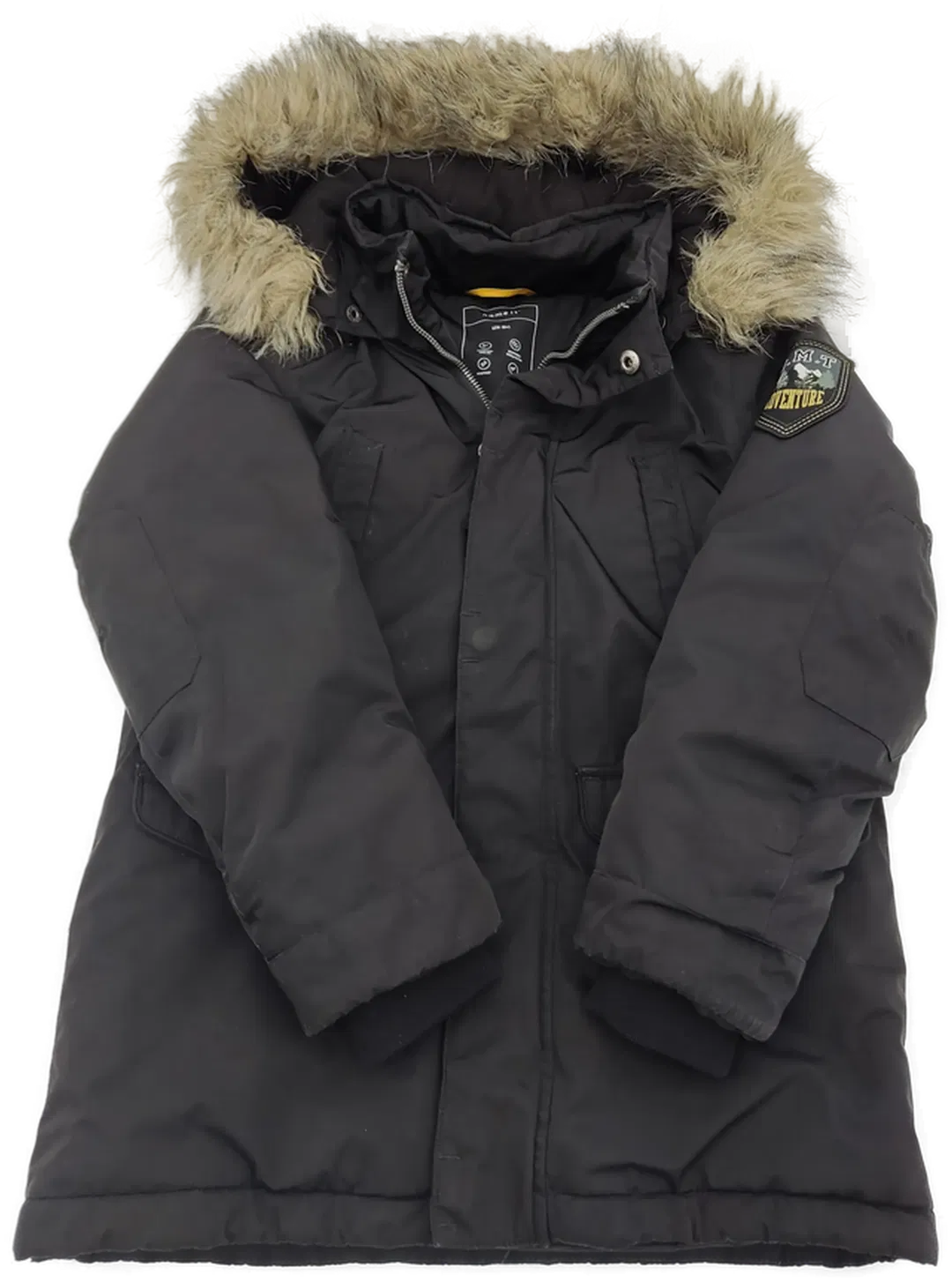 Name it Kinder Winter Jacke schwarz Gr. 128 - Bild 1