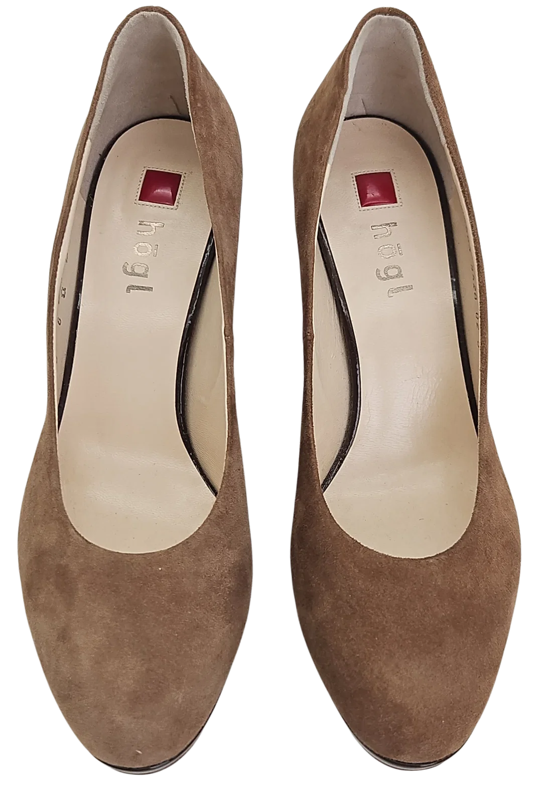 Högl Damen Veloursleder Pumps, braun - EU 37,5 – Bild 3