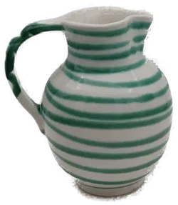 Gmunder Krug in der Wiener Form Grüngeflammt - Bild 1