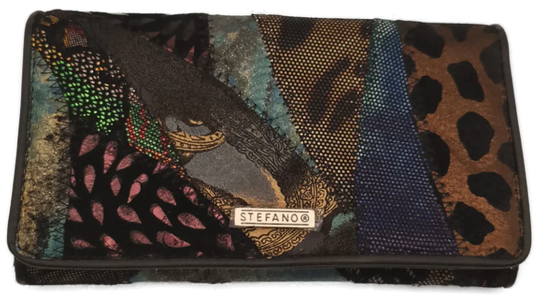 Stefano, Patchwork-Design, Leder, Geldbörse - Bild 1