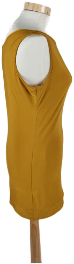 Damen Top, ärmellos, asymmetrischer Ausschnitt, senfgelb, Gr. 38 - Bild 2