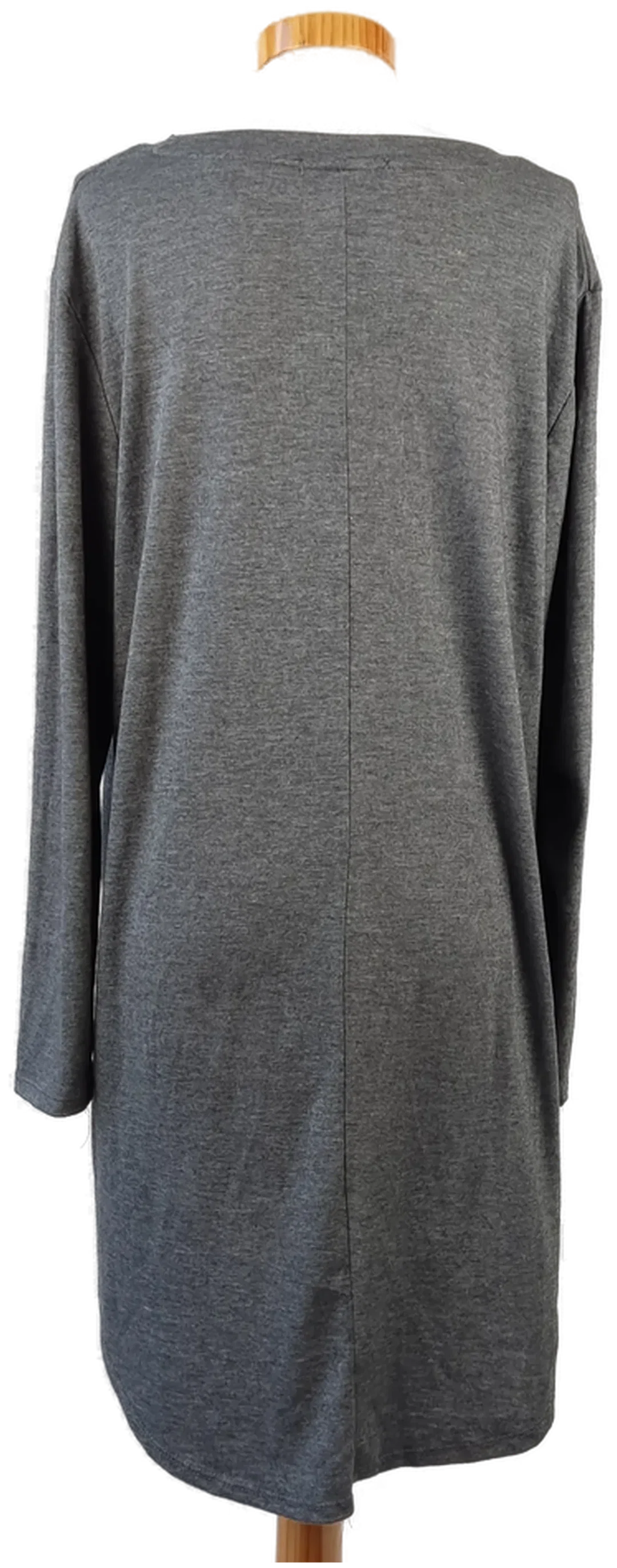 Damen Longshirt, grau - Gr. 3XL/4XL – Bild 3