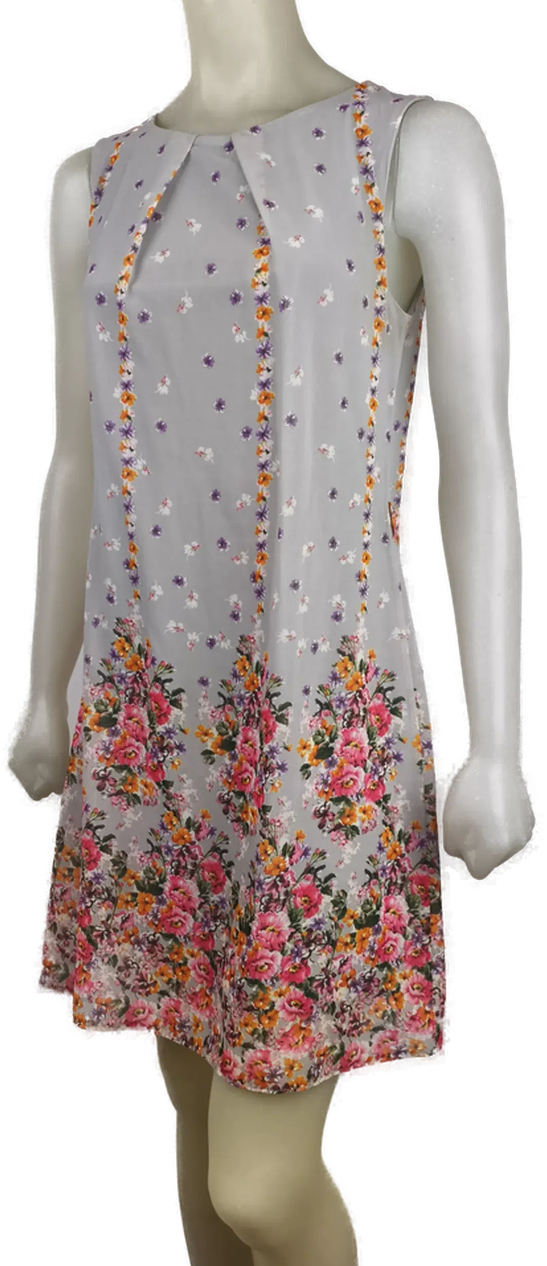 Atmospere, Sommerkleid, Gr. 36/38, Rosen in der Wäsche – Bild 2