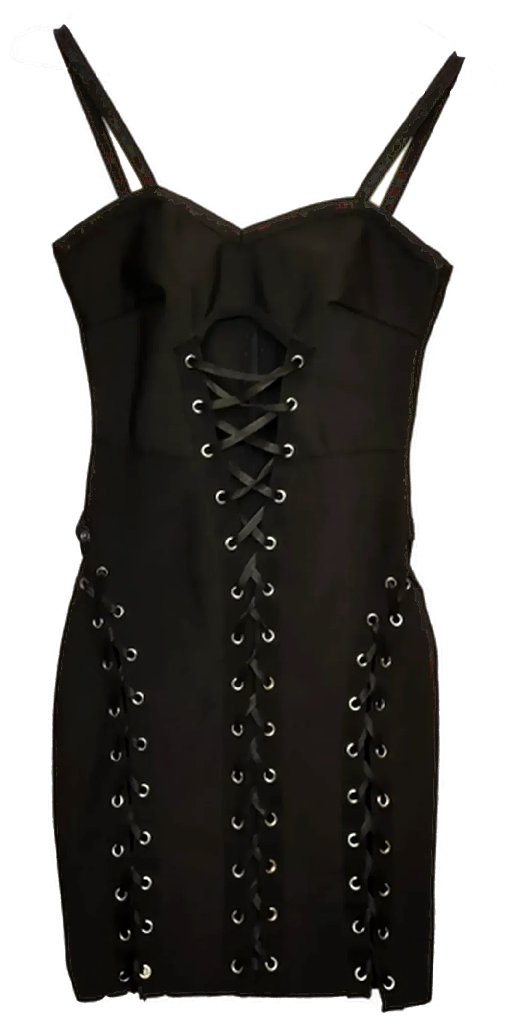 Missguided Damen Stretch-Minikleid schwarz Gr. XXS - Bild 4