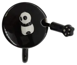 SHENDONG Panda-Teetasse mit Deckel und Löffel weiß/schwarz - Bild 2