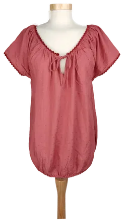 b.young Damen Kurzarmbluse altrosa - L/42 - Bild 1