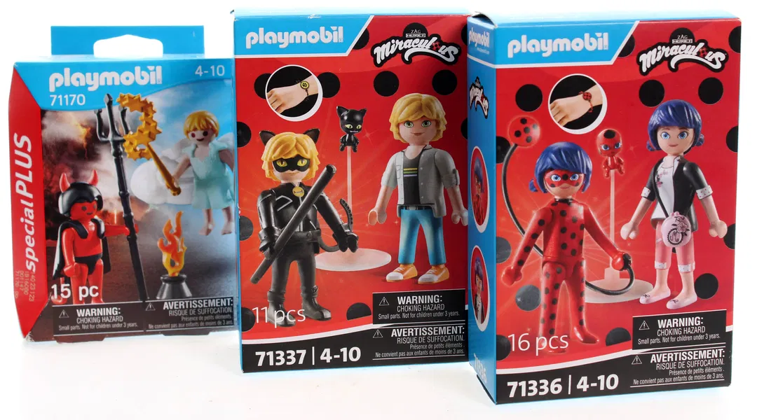 Playmobil Konvolut Figuren-Sets (ab 4 Jahre) – Engel & Teufel, Miraculous Adrien, Miraculous Marinette - Bild 4