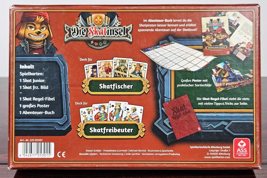 Die Skatinsel - Gesellschaftsspiel - ALTENBURGER  – Bild 2
