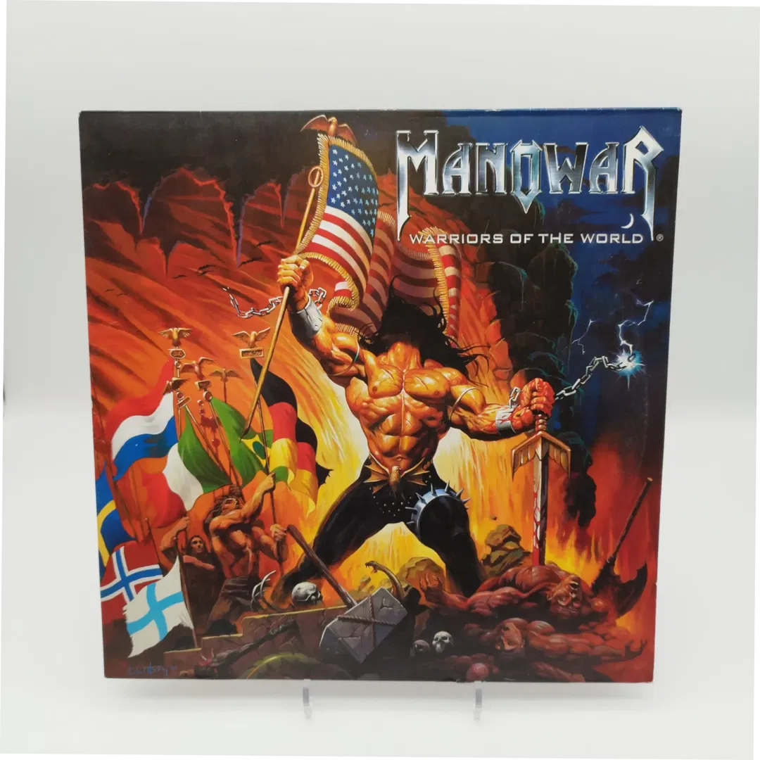 Vinyl LP, Manowar, Warriors of the world, Limited Edition, NB 0715-1 (Vinyl orange)  - Bild 1