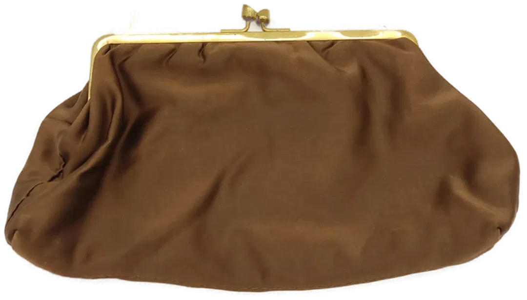 Kleine Damen Handtasche Samt braun - Bild 4