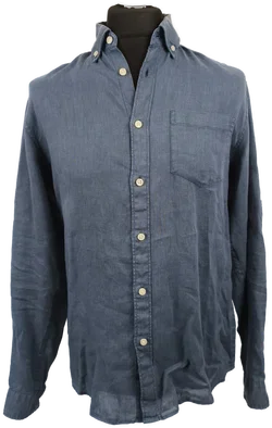 Esprit, Herrenhemd, Gr. 48, Leinen - Bild 1