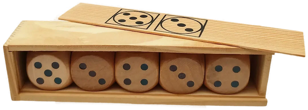 Würfelset Holz-Set | Für Gemütliche Spieleabende - Bild 1