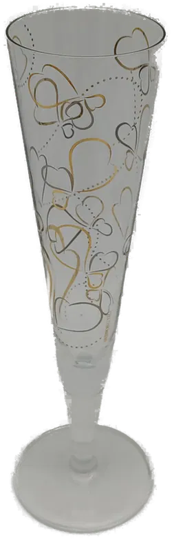 Riedel Sektglas mit Herzmuster - Bild 1