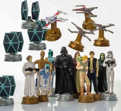 Star Wars 3D Chess Game, lizenziertes Schachspiel mit Figuren Lucasfilm – Vorschau 1