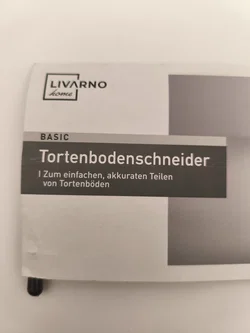 Livaron home, Tortenbodenschneider, neu - Bild 2