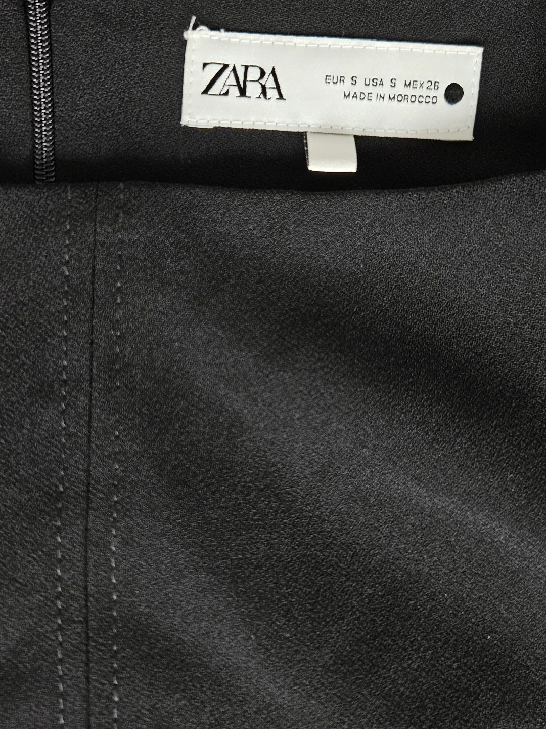 Zara Damen Minikleid, schwarz - Gr. S  – Bild 4