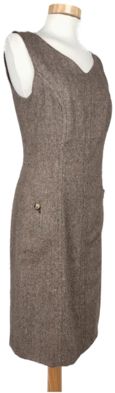 s.Oliver Damen Etuikleid, braun - Gr. S – Bild 2