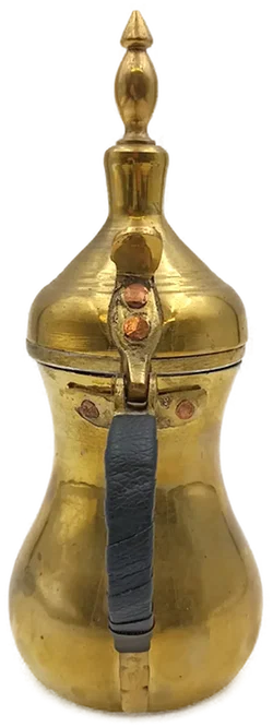 Dallah traditionelle arabische Messing-Teekanne Vintage - Bild 3