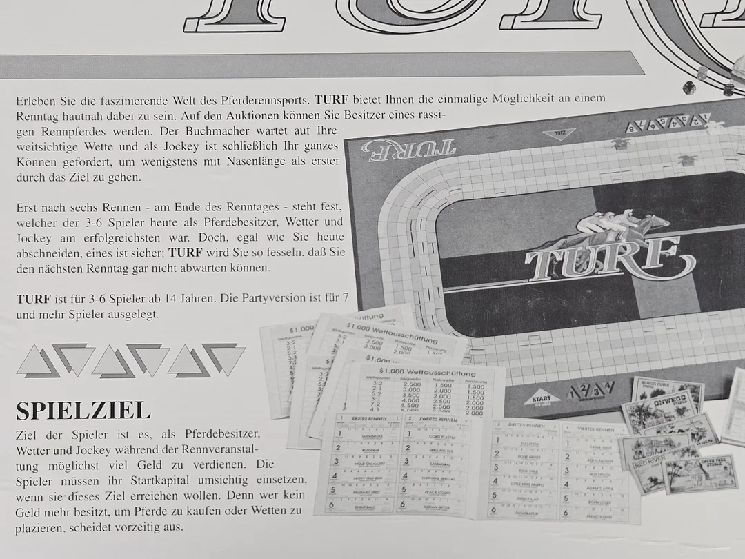 TURF - Vintage Gesellschaftsspiel - KLEE EDITION  – Bild 3