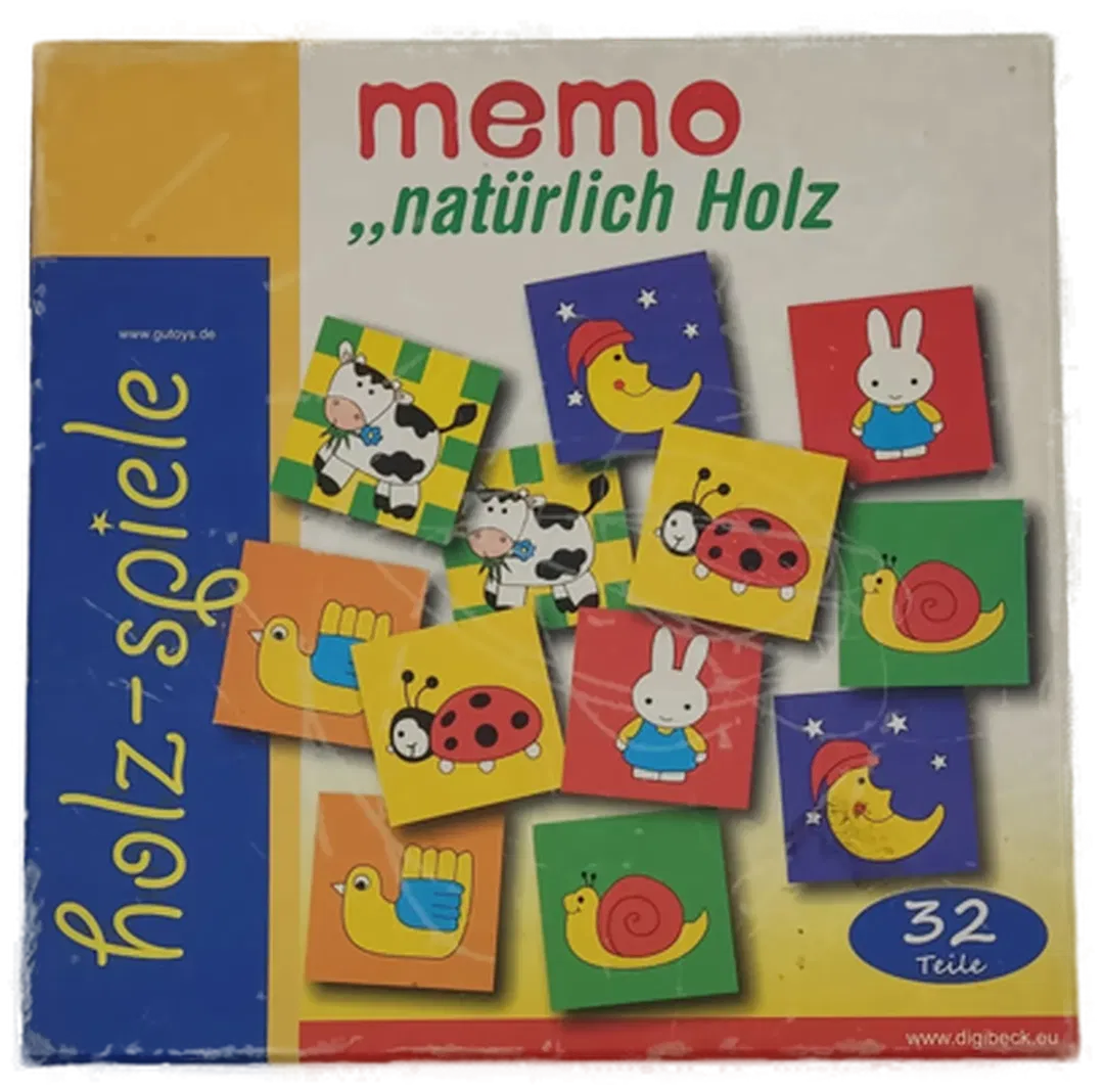 Memory Holz 32 Teile Vintage - Bild 4