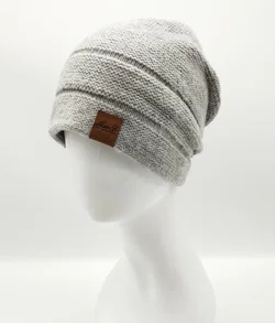Strickmütze, Made with Love Collection, grau 