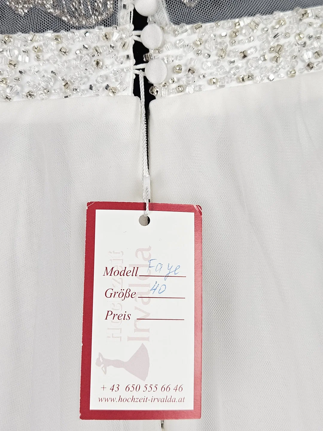Hochzeitskleid - 12 - Atelier Irvalda (Wien) - Gr. L – Bild 11