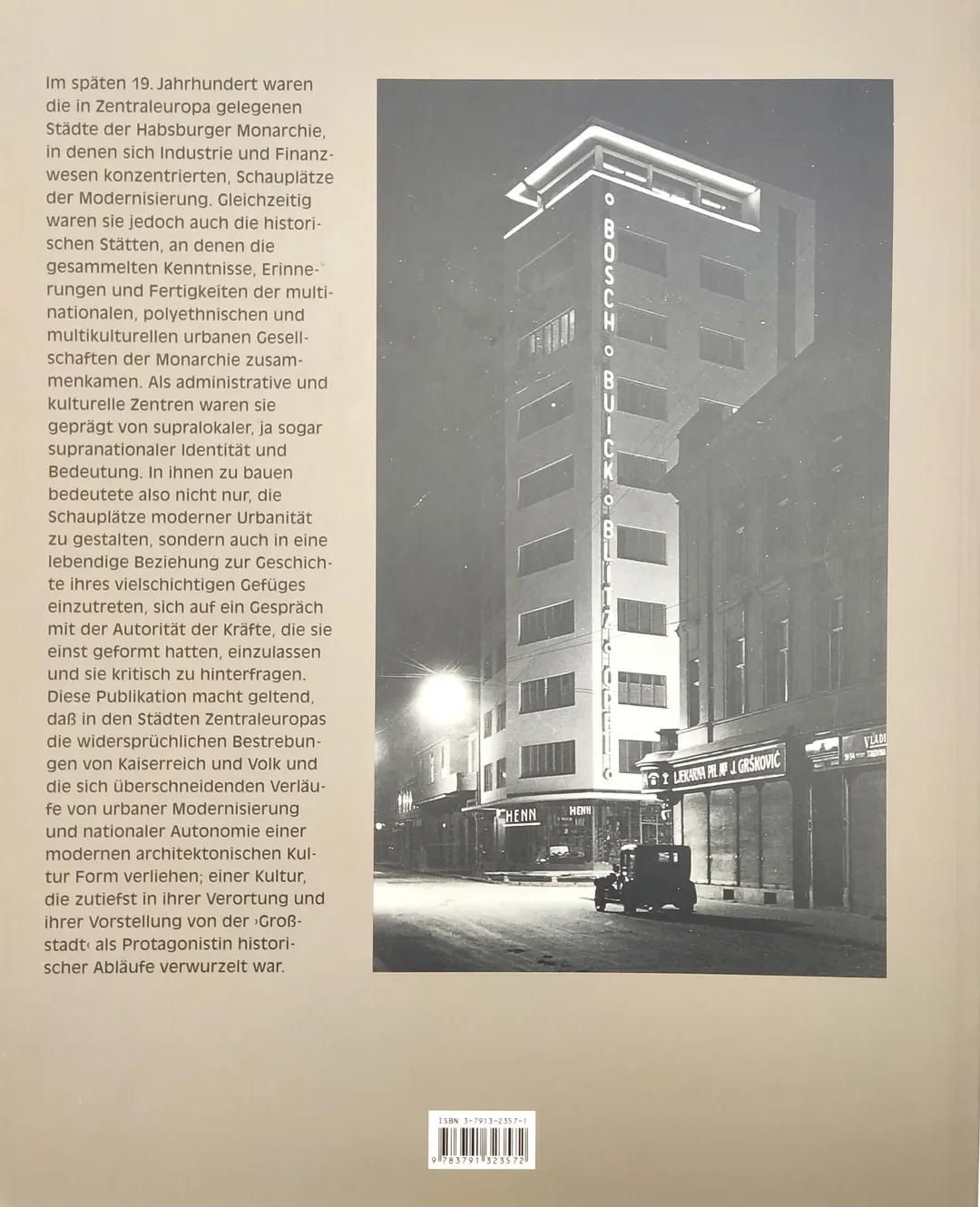 Mythos Großstadt - Architektur und Stadtbaukunst in Zentraleuropa 1890-1937 Eve Blau, Monika Platzer (Hrsg.) – Bild 2