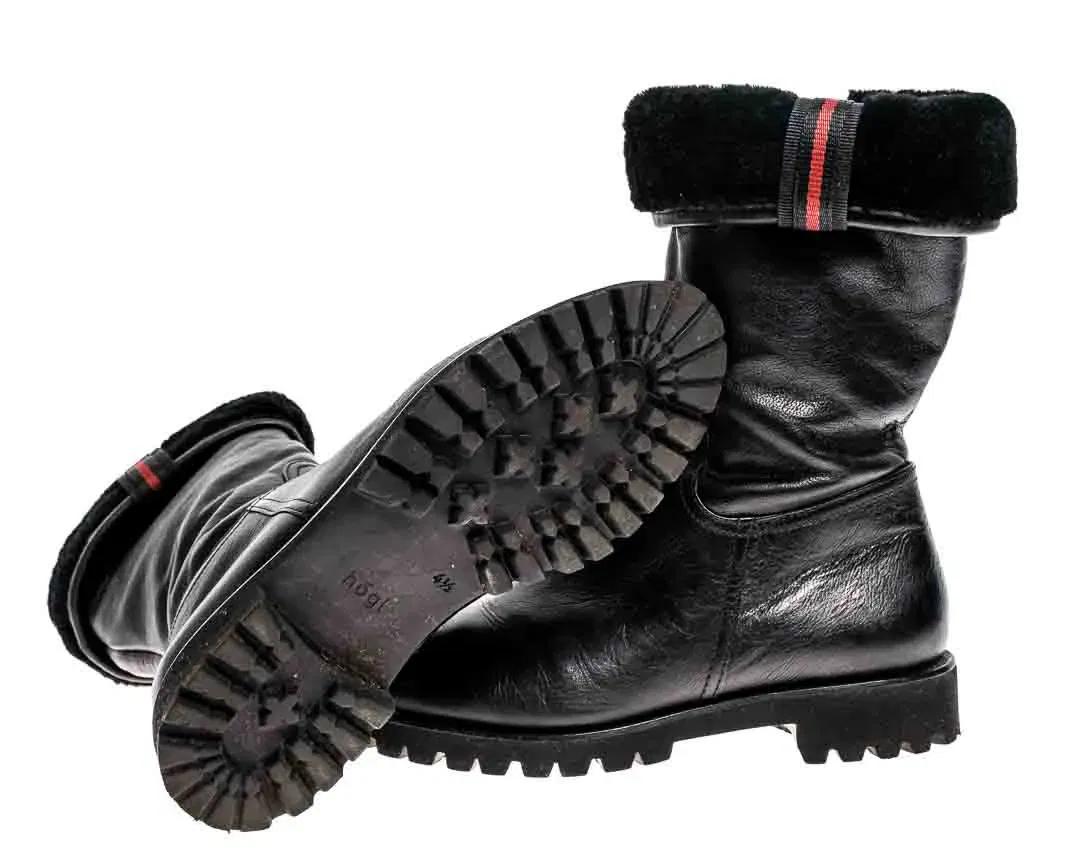 Högl Lederdamenstiefel Schwarz Gr: 37 1/2 - Bild 1