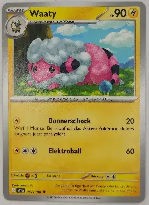 Pokémon Sammelkarte Phase1 Waaty - Bild 4
