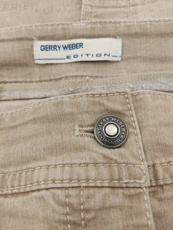 Gerry Weber Damen Jeans Rock Beige Gr. 38 – Vorschau 3