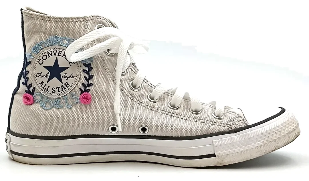 Converse Damen Chucks mit Blumenstickerei weiß Gr. 40 – Bild 6