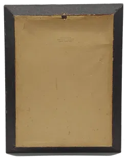 Gemälde mit vergoldetem Holzrahmen mit Madonna nach Filippo Lippi - Bild 2