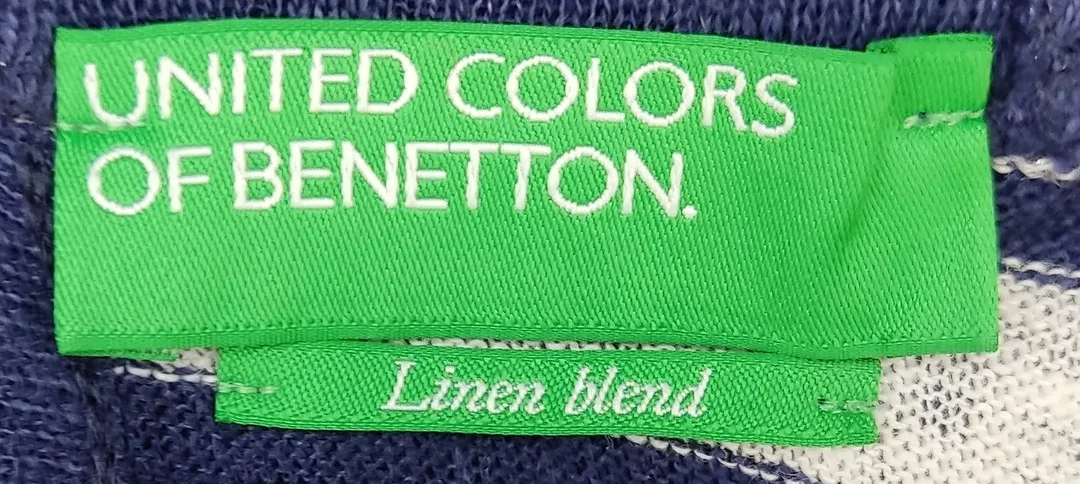 United Colors of Benetton Kindertop blau/weiß Gr. XS/ECH – Bild 3