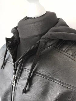Kunstlederjacke Herren, x Mail, Gr. M - Bild 2