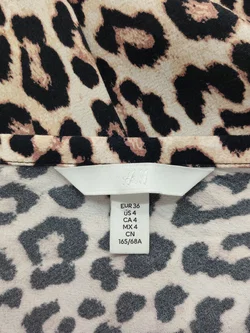 Damenrock H&M Animal Print Viskose | Sommerleicht - Bild 4