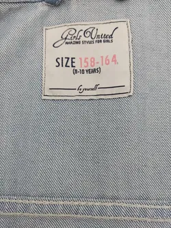 Girls United Kinder Gillet blau - 158/164 - Bild 4