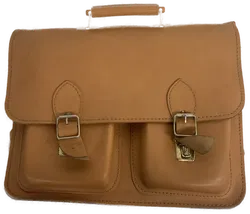 Retro Schultasche Echtleder  - Bild 1