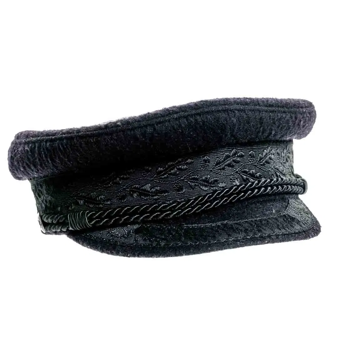 Prinz-Heinrich-Mütze für Herren in schwarz - Bild 1